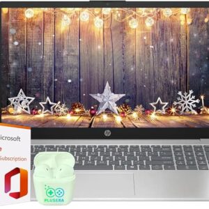 HP 15.6" Laptop with Microsoft Office 365 Included, Intel 4-Core Processor