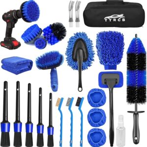 26Pcs Car Detailing Brush Set