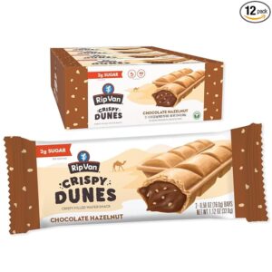 Rip Van Crispy Dunes Vegan Chocolate Hazelnut Wafer Sticks